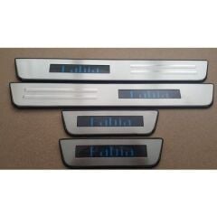 Skoda Fabia Uyumlu Yedek Parça Işıklı Kapı Eşiği