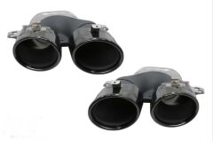 Mercedes W205 C Serisi Uyumlu Yedek Parça C43 Difüzör & Egzoz Seti (Amg Sedan ) (Siyah Egzoz İle)