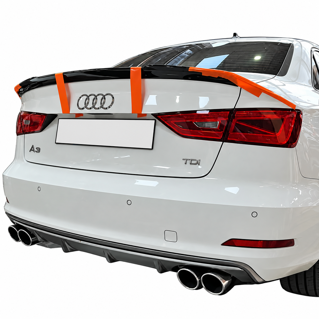 Audi A4 Sedan 2013 - 2016 M4 Uyumlu Yarasa Spoiler (Plastik)