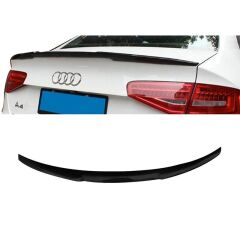 Audi A4 Sedan 2013 - 2016 M4 Uyumlu Yedek Parça Yarasa Spoiler (Plastik)