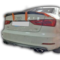 Audi A4 Sedan 2013 - 2016 M4 Uyumlu Yedek Parça Yarasa Spoiler (Plastik)