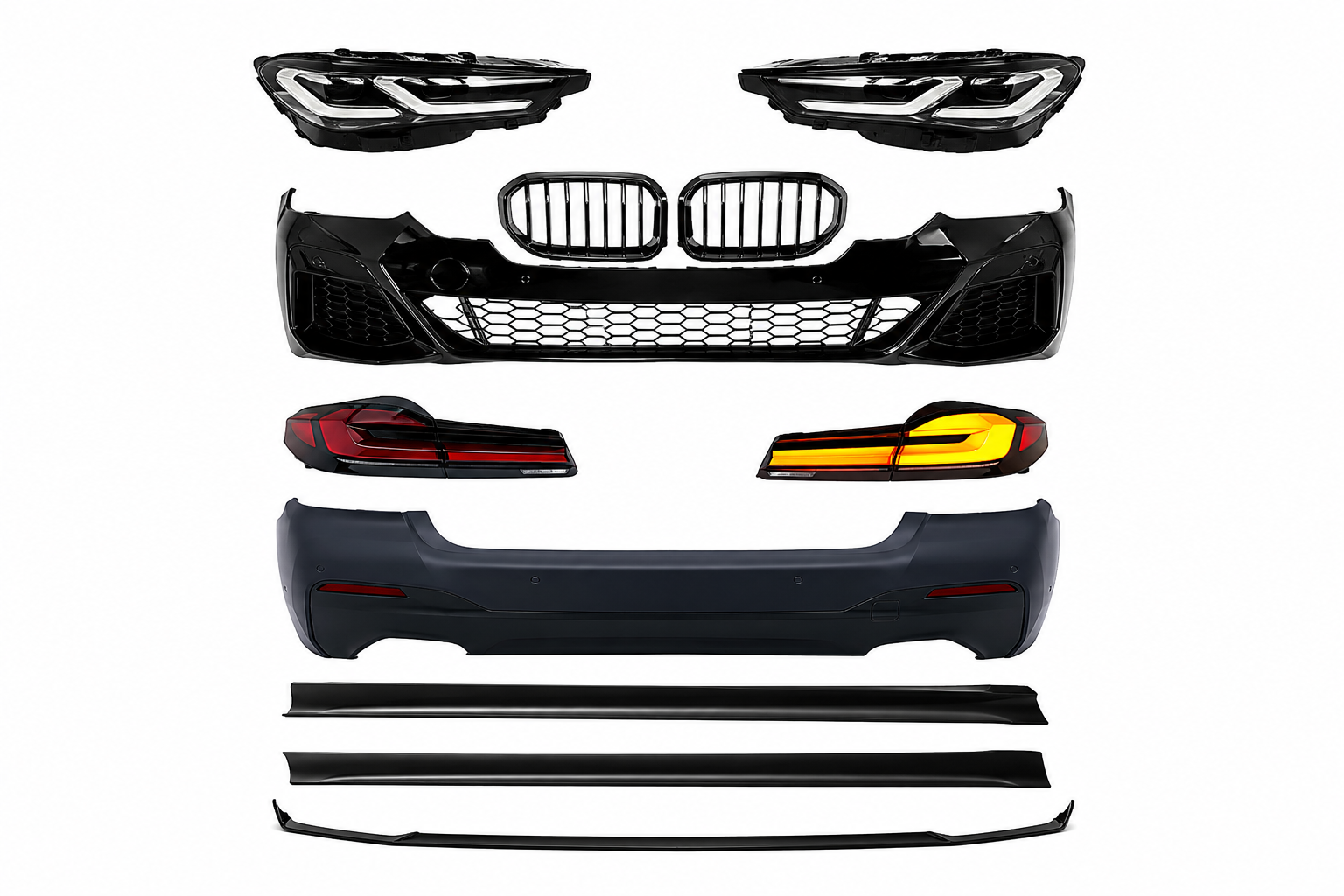 Bmw G30 Makyajsız Uyumlu Lci M Sport Dönüşüm Seti (Laser Far)