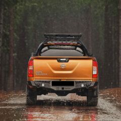 Mitsubishi L200 2015 Sonrası Arka Demir Koruma - Rear Bumper Black S20