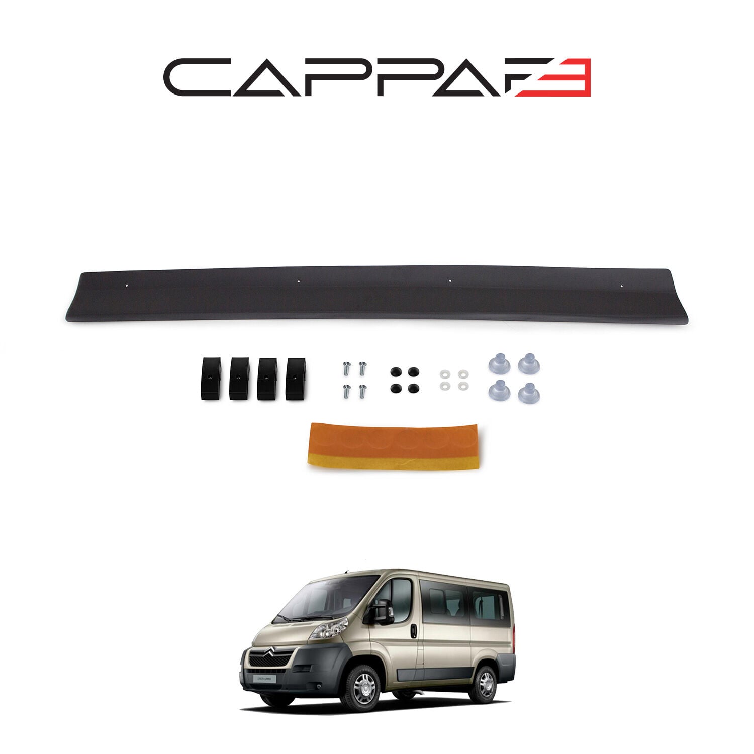 Citroen Relay 2006-2014 Yılı Arası Uyumlu Kaput Rüzgarlığı 3mm