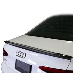 Audi A4 B9 2017- Sonrası Uyumlu Bagaj Üstü Spoiler (Plastik)