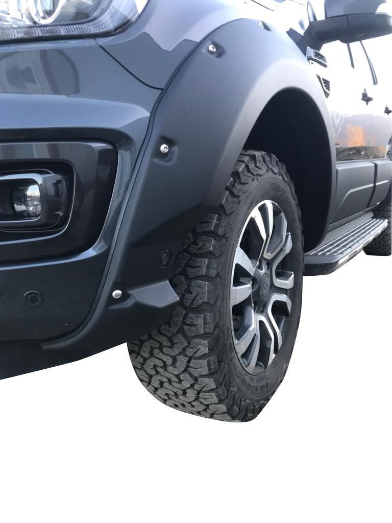 Ford Wildtrack Uyumlu 2019 Sensörlü Çıkıntılı Civatalı Çamurluk Kaplama Dodik