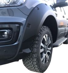 Ford Wildtrack Uyumlu 2019 Sensörlü Çıkıntılı Civatasız Çamurluk Kaplama Dodik