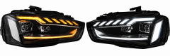 Audi A4 B8.5 2012-2015 Halojen Uyumlu B9.5 Dizayn Far