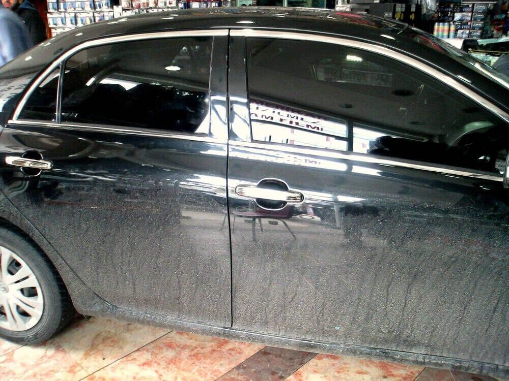 Toyota Corolla 2007 Uyumlu Krom Cam Çerçevesi