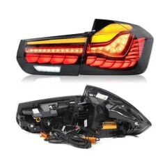 Bmw F30 Uyumlu Dragon Led Stop Dinamik Animasyonlu Smoke (Şeffaf)