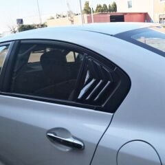 Honda Civic Uyumlu 2012-2015 Kelebek Cam 2 Prç