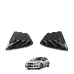 Honda Civic Uyumlu 2012-2015 Kelebek Cam 2 Prç