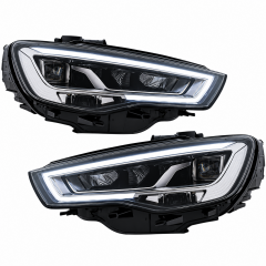 Audi A3 2013-2016 Uyumlu Ledli Far Seti
