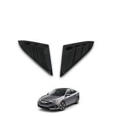 Honda Civic Uyumlu 2016- Kelebek Cam 2 Prç