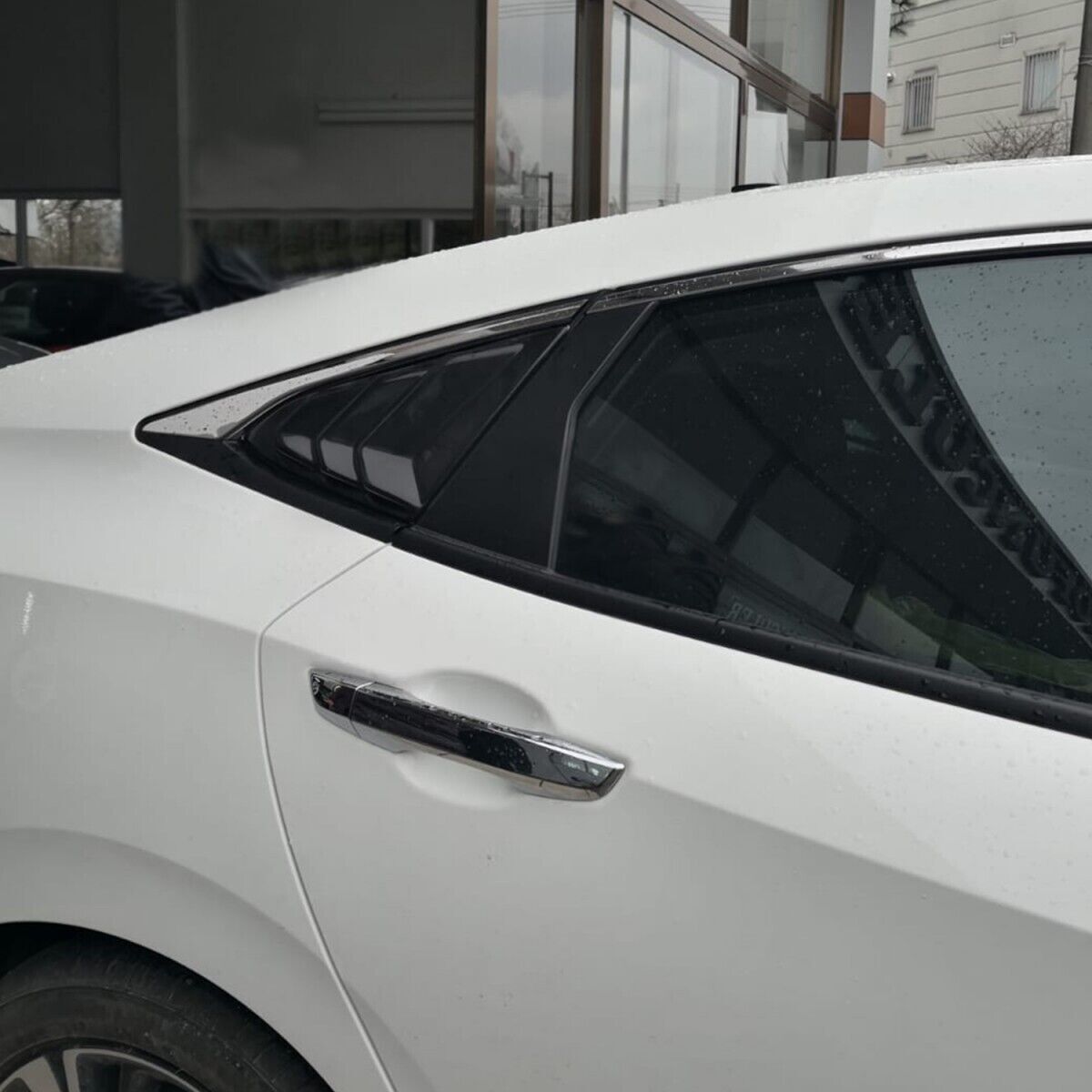 Honda Civic Uyumlu 2016- Kelebek Cam 2 Prç
