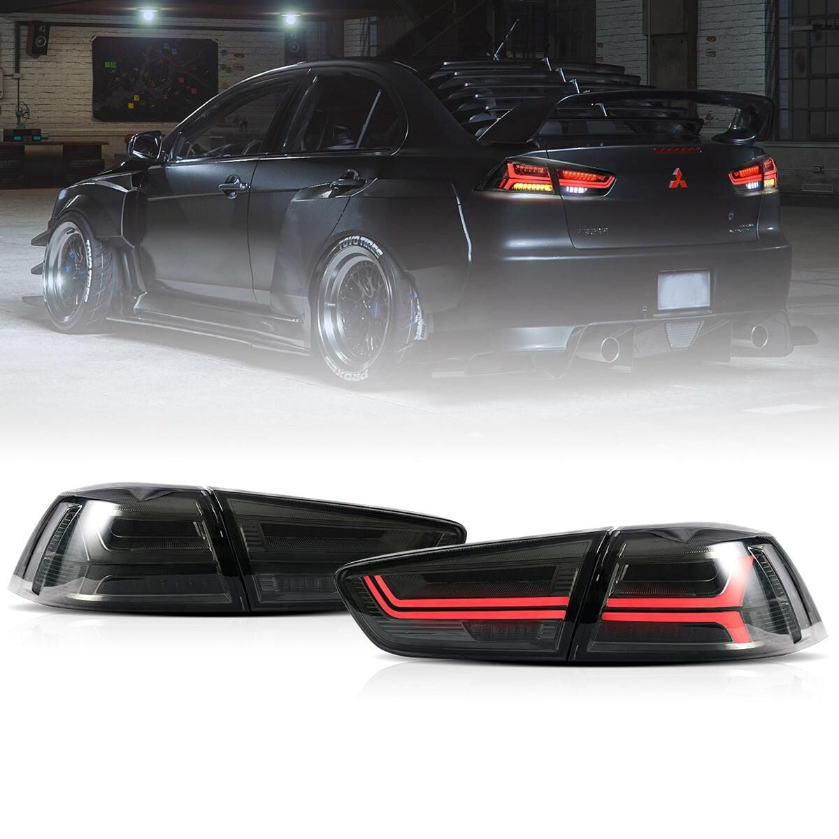 Mitsubishi Lancer Uyumlu Audi Dizayn Stop Füme