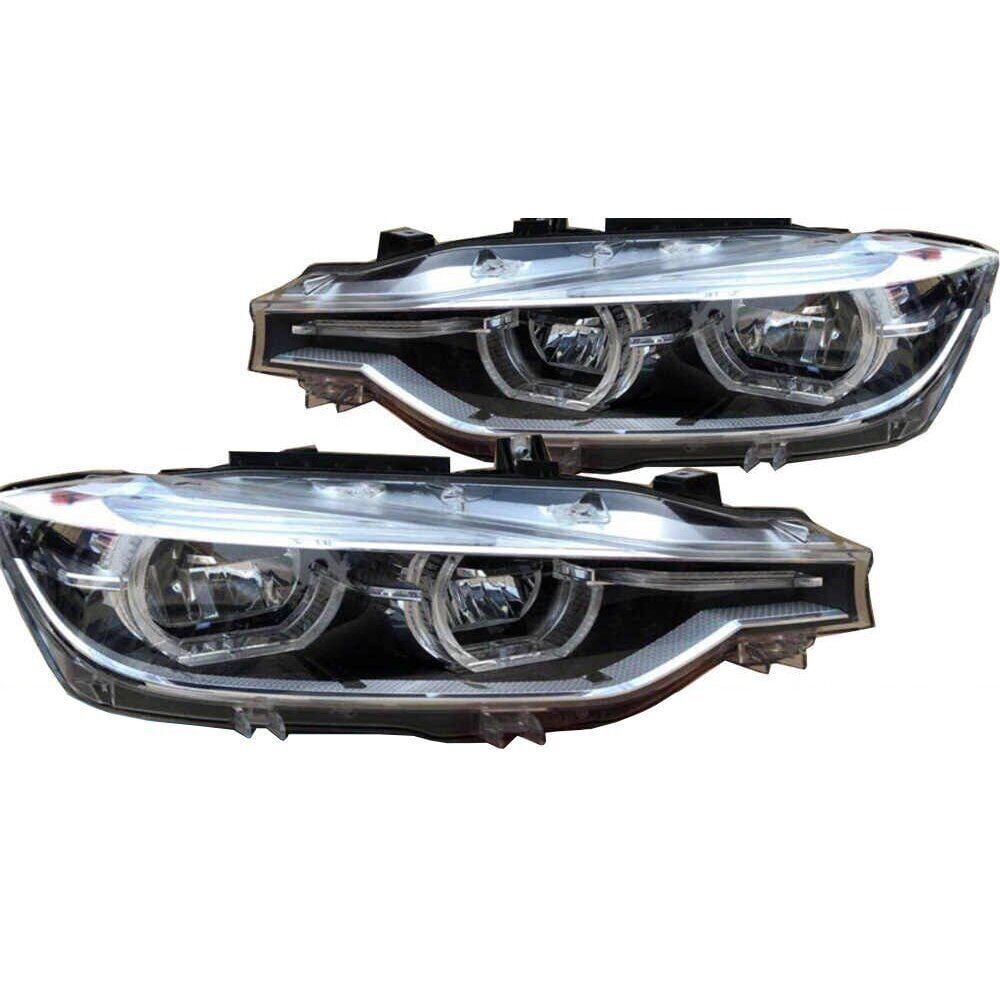 Bmw F30 Uyumlu LCI (2016-2018) M3 Full Led Black Design Far Seti F3016-B026-B027