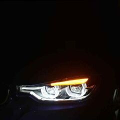 Bmw F30 Uyumlu LCI (2016-2018) M3 Full Led Black Design Far Seti F3016-B026-B027