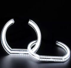 Bmw E90 Uyumlu Yedek Parça Beyaz Far İçi Angel Led Halka