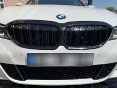 Bmw G20 2019+ Uyumlu Yedek Parça M3 Çift Çizgi Panjur Böbrek Piano Black