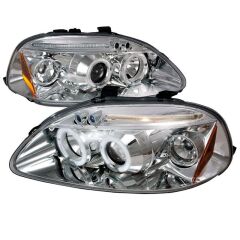 Honda Civic 1996-1998 Mercekli Krom Far