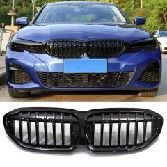Bmw G20 2019+ Uyumlu Böbrek Tek Çizgi Panjur Böbrek