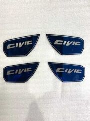 Honda Civic Fc5 Uyumlu 2016-2020 İç Kapı Kolu Kaplama Mavi