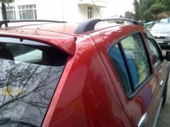 Dacia Sandero 2009-2012 Uyumlu Yedek Parça Spoiler Boyasız Fiber
