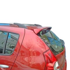 Dacia Sandero 2009-2012 Uyumlu Yedek Parça Spoiler Boyasız Fiber