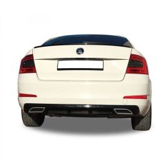 Skoda Octavia Mk3 2013-2017 Uyumlu Difüzör Plastik Boyasız