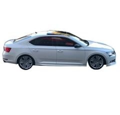 Skoda Super B Mk3 2015-2019 Uyumlu Marşpiyel Plastik Boyasız