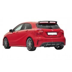 Mercedes W176 A Serisi Amg Uyumlu Yedek Parça 2012 - 2018 Uyumlu Difüzör Plastik Boyasız