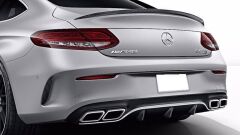 Mercedes W207 E Serisi Coupe Amg C63 2010 - 2013 Uyumlu Yedek Parça Difüzör Plastik Boyasız