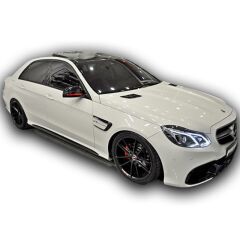 Mercedes W212 Sedan 2009 - 16 Uyumlu Yedek Parça Ön Çamurluk Kaşı (2 Parça) Plastik Boyasız