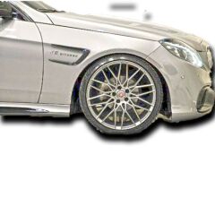 Mercedes W212 Sedan 2009 - 16 Uyumlu Yedek Parça Ön Çamurluk Kaşı (2 Parça) Plastik Boyasız