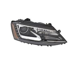 Volkswagen Jetta 2011-2014 Uyumlu Yedek Parça  Led Far (Yeni Stil)