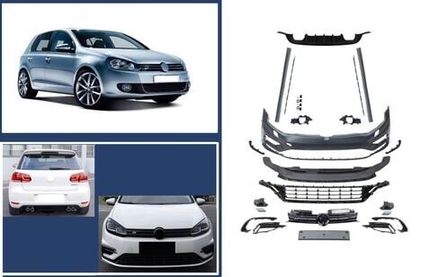 Volkswagen Golf 6 İçin Uyumlu Golf 7.5 Facelift Bodykit