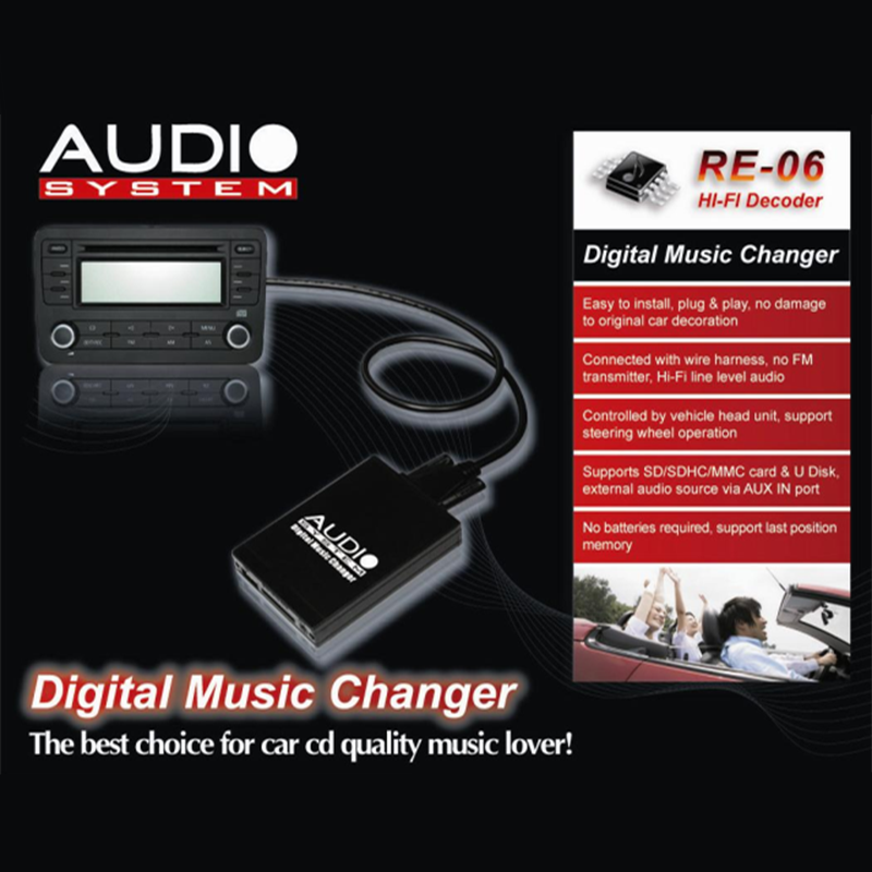 Audio System Ford Teybine Uyumlu Yerli Üretim Yedek Parça Usb Sd Aux Adaptörü FRD1