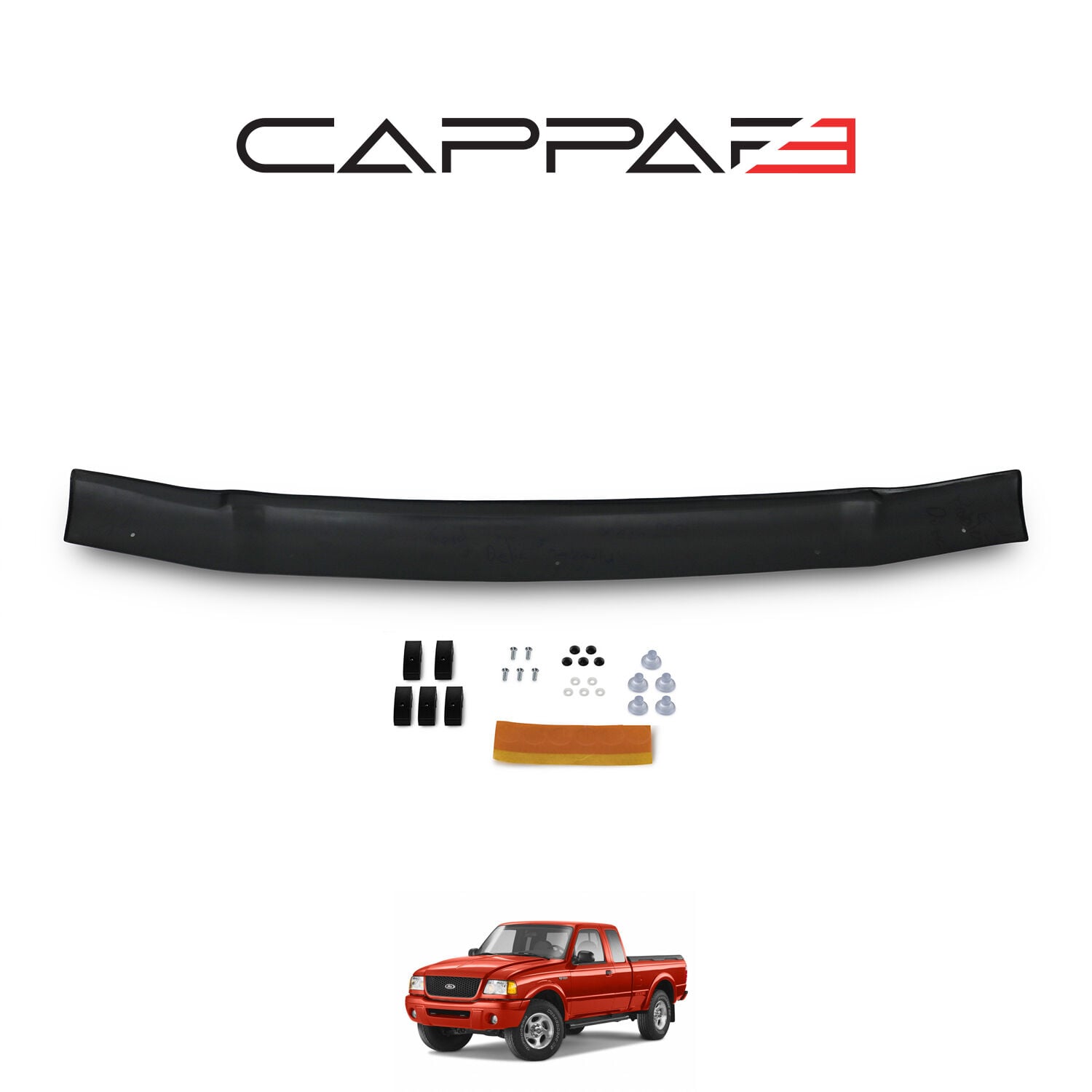 Ford Ranger 2002-2006 Yıl Aralığı Uyumlu Kaput Rüzgarlığı 3mm