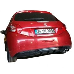 Peugeot 208 2012 - 2015 Uyumlu Yedek Parça Difüzör Plastik Boyasız