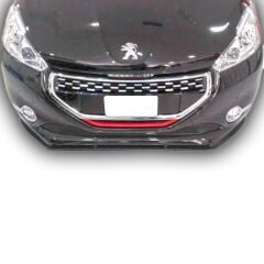 Peugeot 208 2012 - 2015 Uyumlu Yedek Parça Ön Lip Plastik Boyasız