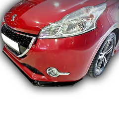 Peugeot 208 2012 - 2015 Uyumlu Yedek Parça Ön Lip Plastik Boyasız