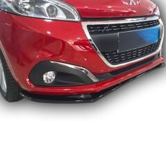 Peugeot 208 2012 - 2015 Uyumlu Yedek Parça Ön Lip Plastik Boyasız