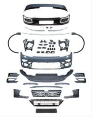 Tiguan 2016-2021 İçin Uyumlu Yedek Parça R-Line Body Kit (Ön Tampon-Panjur-Difüzör- Spoiler)