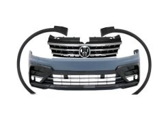 Tiguan 2016-2021 İçin Uyumlu Yedek Parça R-Line Body Kit (Ön Tampon-Panjur-Difüzör- Spoiler)