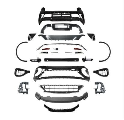 2019-2021 T-Roc Uyumlu Yedek Parça Makyajlı Görünüm 2022+ R Body Kit(Egzoz Dahil)