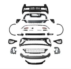 2022+ Makyajlı T-Roc Uyumlu Yedek Parça İçin R Body Kit(Egzoz Dahil)