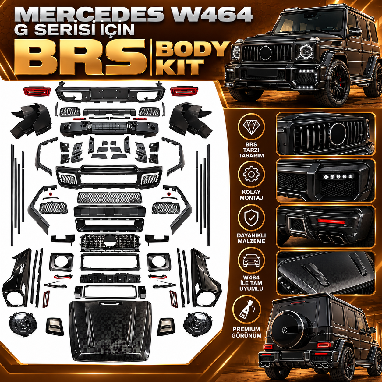 W464 G Serisi İçin Brs Body Kit