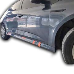 Renault Megane 4 Sedan - HB Uyumlu Yedek Parça Yan Marşpiyel (Plastik)