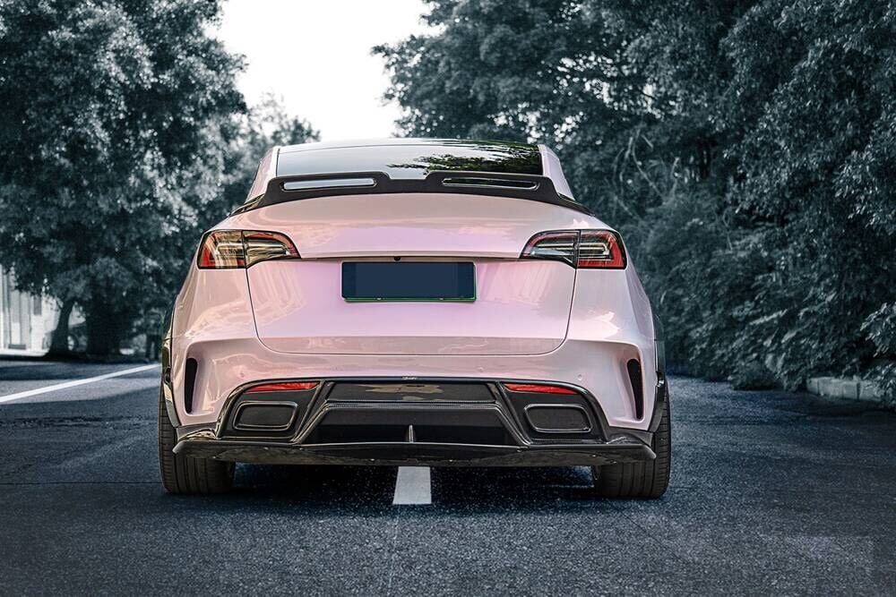 TESLA Model Y 2021+ Uyumlu Turbo Spoiler (Parlak Siyah)